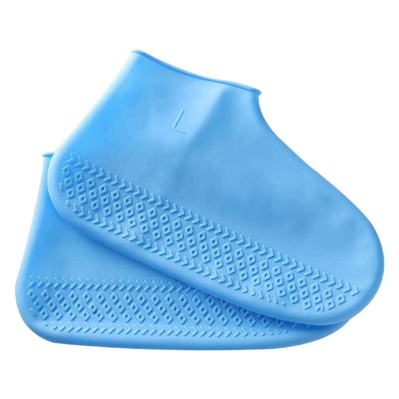 Cubrezapatos de silicona unisex, antideslizante y impermeable, resistente a lluvia nieve y manchas, engrosado y duradero, para uso al aire libre