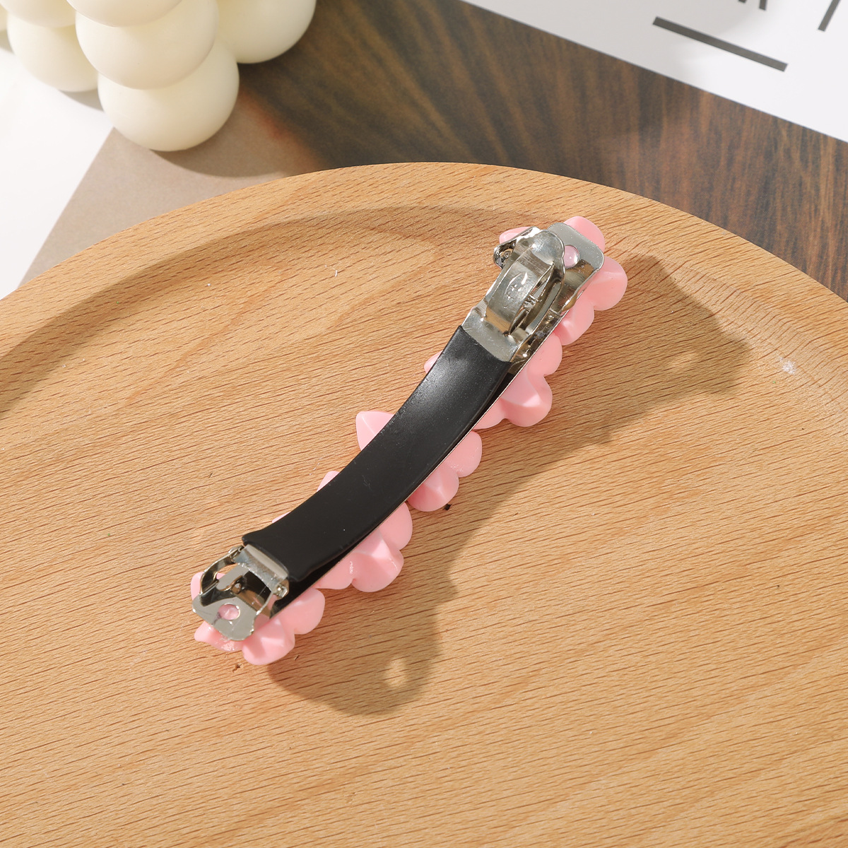 Cute Women's Mouth Flower Plumeria Resin Hair Clip display picture 1