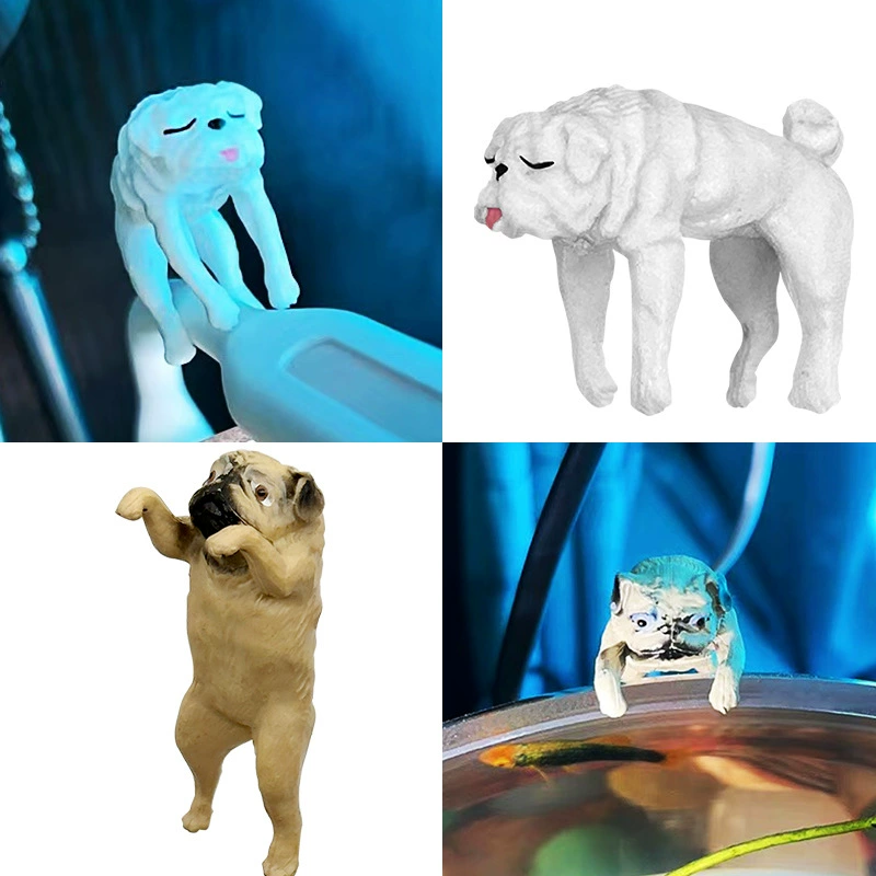 Аквариум лежащий цилиндр собака висит креативное украшение ландшафта украшение офиса висит Ландшафтный продукт мини-украшение микро-пейзаж