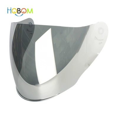 Dəbilqə (Kaska) aksesuarları motorcycle 3/4 half helmet - silver-plated