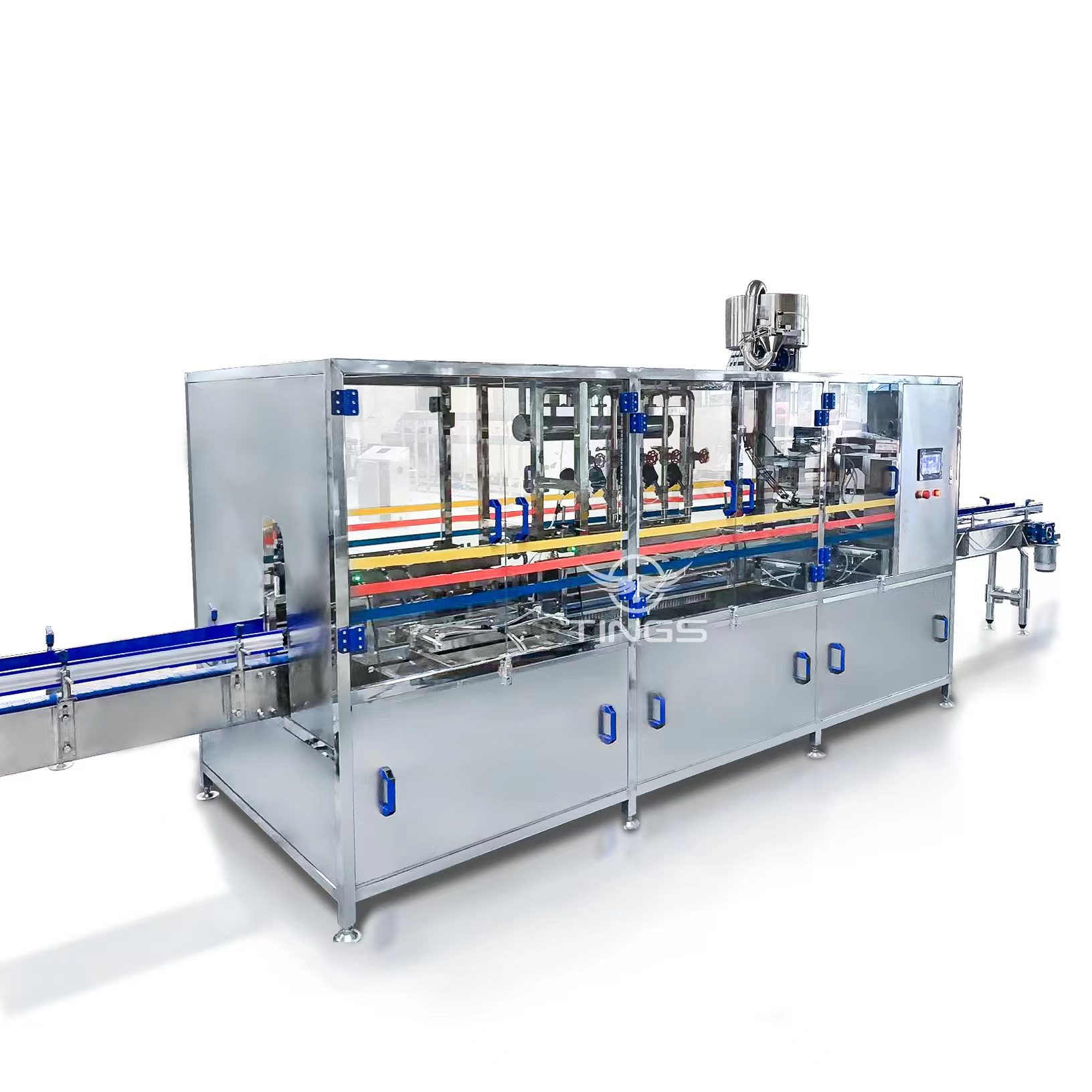 全自动饮用水罐装机 3L5L10L容量瓶三合一灌装机纯净水罐装生产线