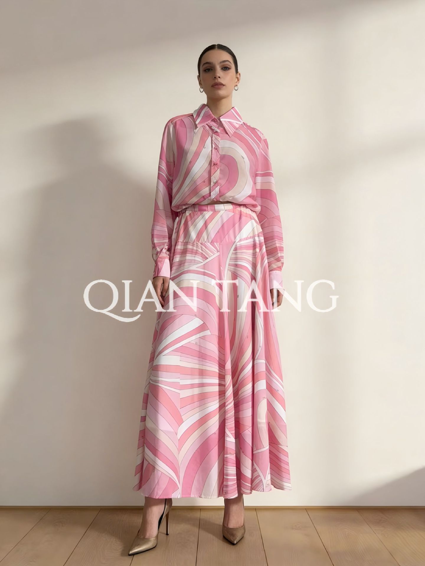 fashionable design long skirt