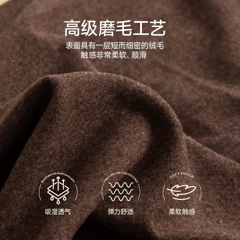 Otoño y invierno nuevo estilo Meirard abrasión hombre calzoncillos antibacterianos 10A cómodos sin marcas glutinosos suaves calzoncillos transpirables para hombres