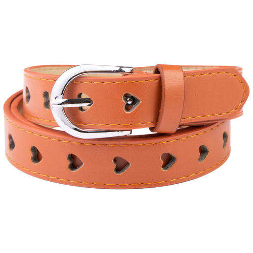 Ladies Belt Needle Fastener Belt Korean Version Heart Hollow Decoration Pants Belt Cross-border Bestselling Dress Narrow Belt
