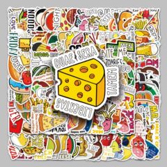 100 cartoon doodle vine series creative luggage computer car motorcycle phone waterproof decal sticker