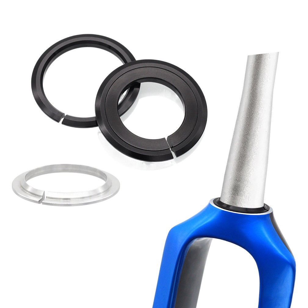 Mountain road bike head Bowl set bottom gear aluminum alloy 28.6 straight tube 1.5 tapered tube front fork open bottom gear
