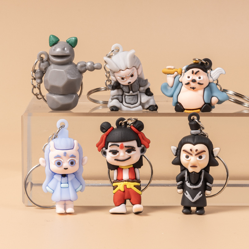 24 nuevas cajas pequeñas de la serie Hecha a mano de Nezha caja ciega colgante todo el regalo de Nezha caja ciega