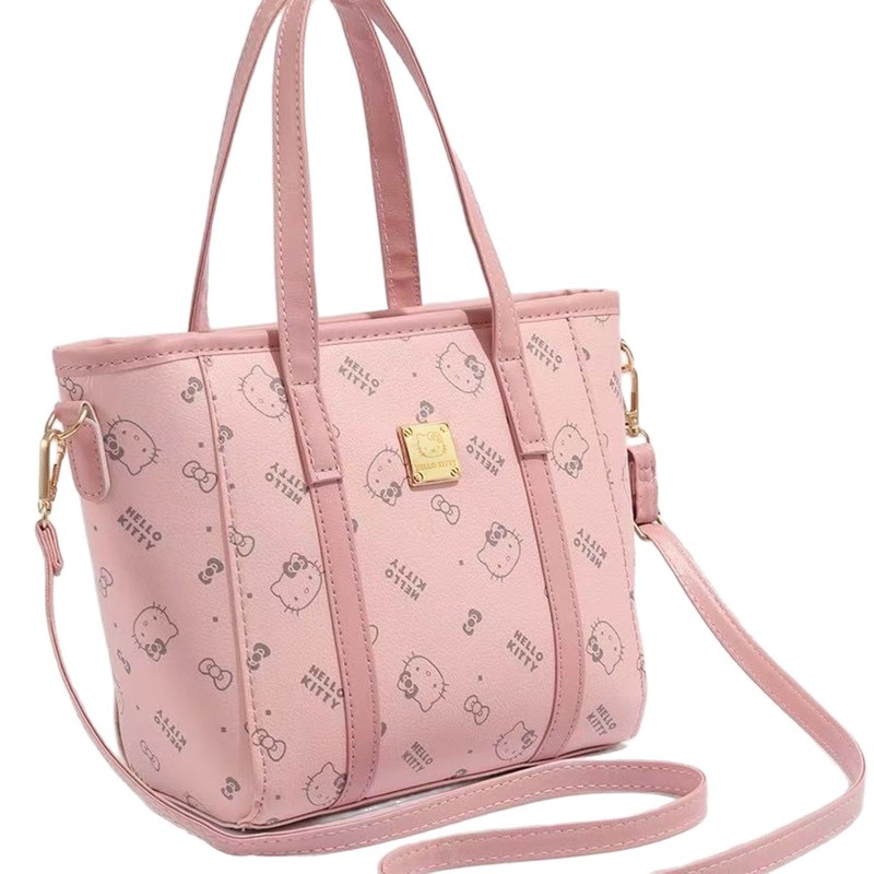 ショッピングバッグ kt プリント女性のショルダーショッピングバッグ新しいクラシックバッグポータブルトートバッグ大容量女の子|undefined