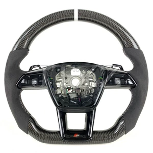 Audi A4 Q5 Q7 A3 Q3 A7 C8 üçün karbon lifli idman sükan
