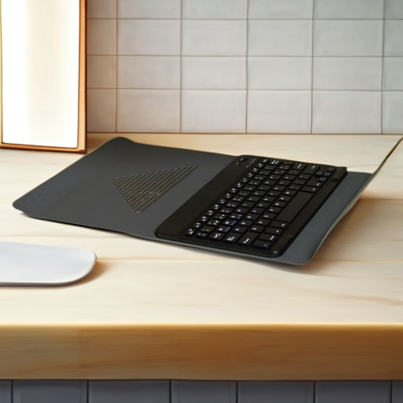 iPad Customization Suitable for Android Tablets Portable Ultra-Thin Universal Wireless Bluetooth Keyboard Leather Case All-In-One Full Package