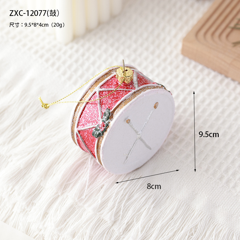 Buscando madera nueva guirlanda de Navidad donuts pan de jengibre hombre casa regalos de vacaciones juguetes accesorios suministro transfronterizo