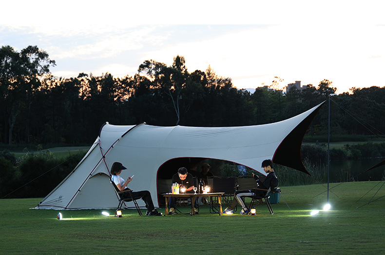 Donkey's Friend Outdoor Camping Tent Customization Multifunctional One-Bedroom-One-Living-Room Exhibition Hall Camping Canopy OEM