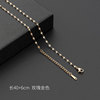 Universal sweater, necklace stainless steel, pendant, chain for key bag , 750 sample gold