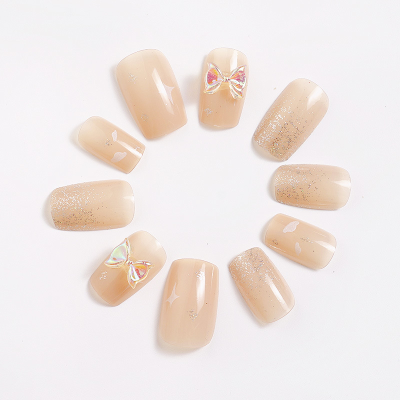 Procesamiento de manicure personalizado, patch de uñas usables, patrón personalizado, patch de uñas falsas, ballet manual