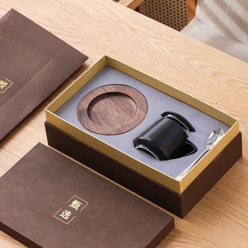 Taza de cerámica original Taza de café Taza de marca Taza de agua creativa Taza de agua con taza de nuez con taza de cocina