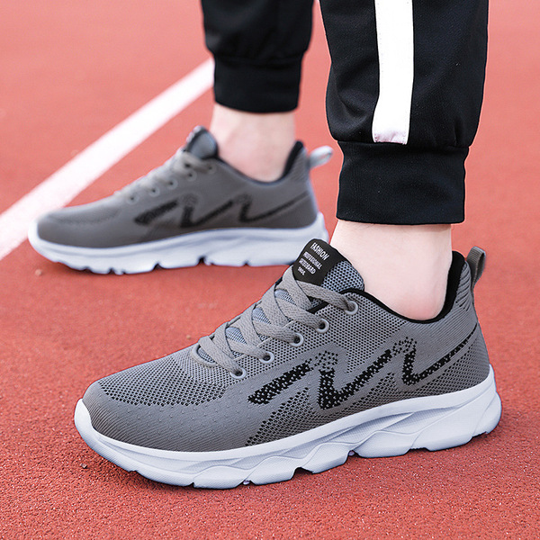 Breathable lightweight non-slip casual running sneakers flat
