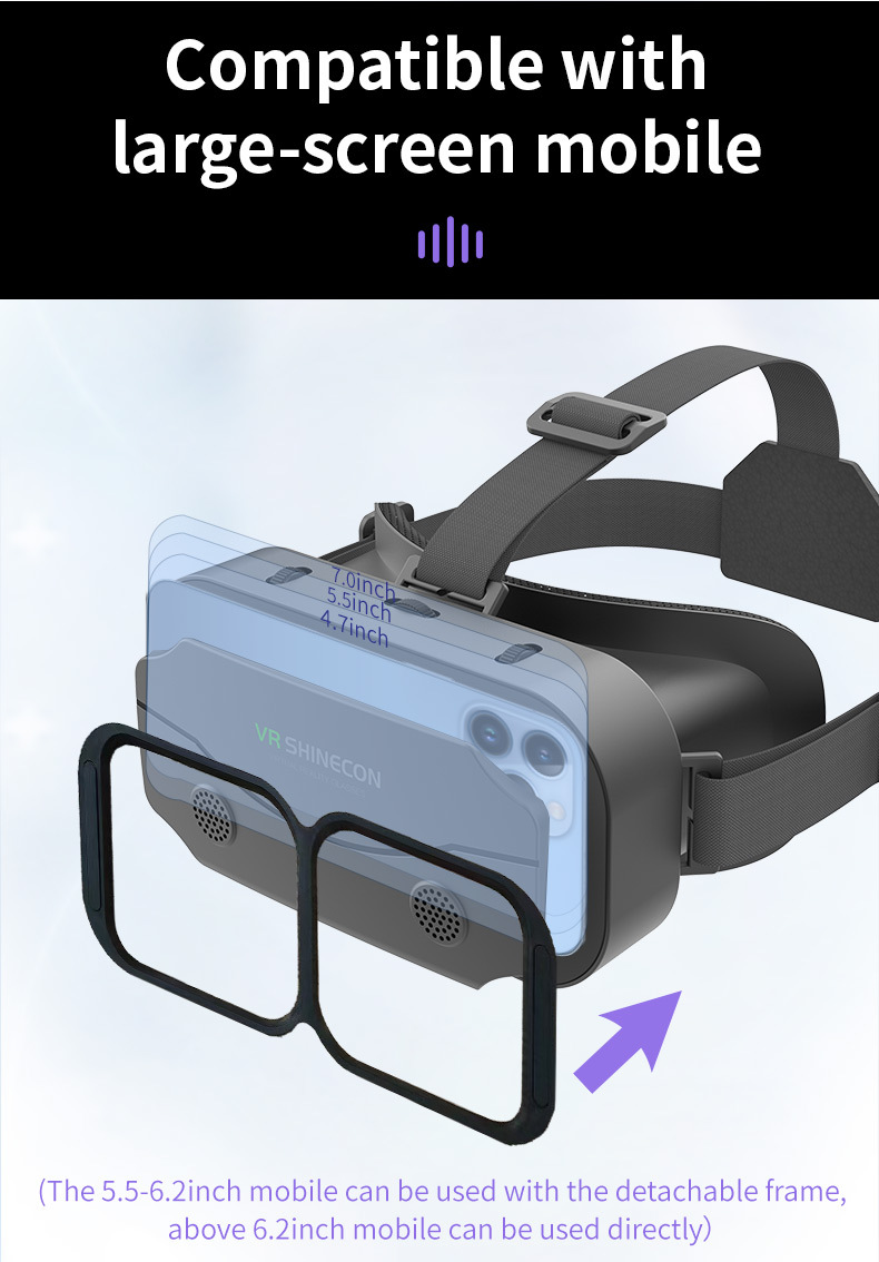 Cross-border G13 head-mounted helmet virtual reality Thousand Illusion Magic Mirror vr glasses Mobile 3d glasses vr in stock undefined
