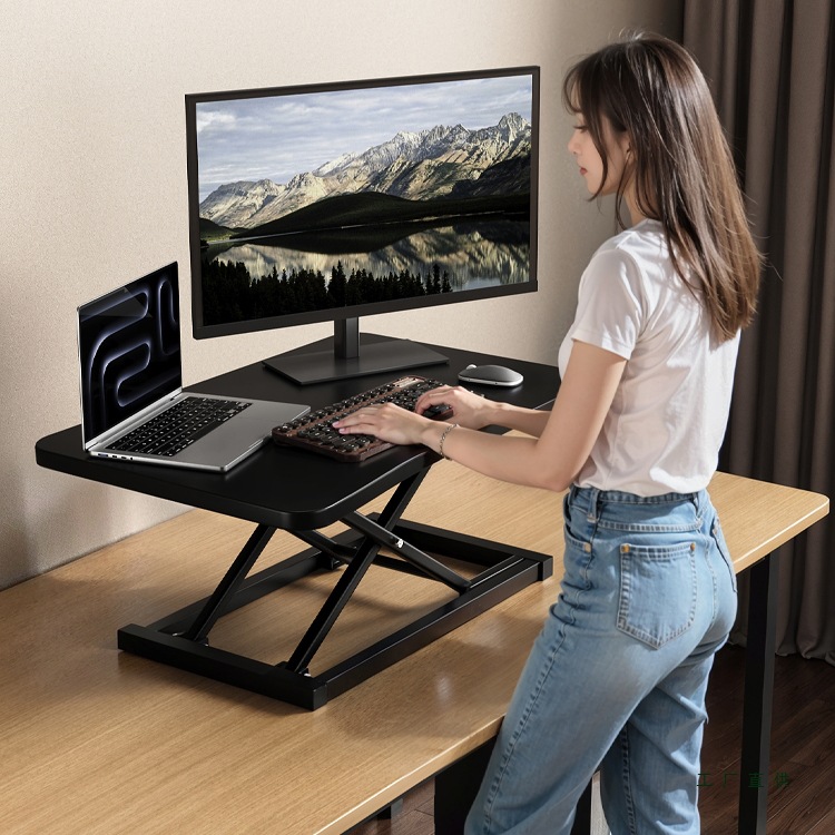 Standing Workbench Desktop Computer Table Heightening Bracket Liftable Table Notebook Office Desk Table