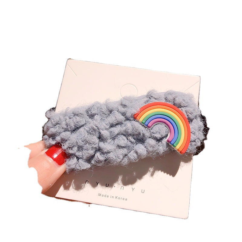 Corea del Sur Internet celebridad ins horquilla Super Hada Cordero lana clip