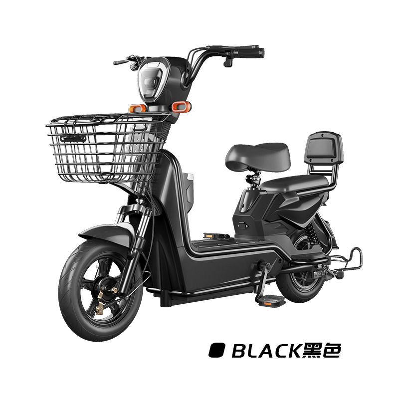 La nueva bicicleta eléctrica estándar nacional de Yadi, coche de batería de litio, dos ruedas para hombres y mujeres, transporte transfronterizo en la ciudad para adultos