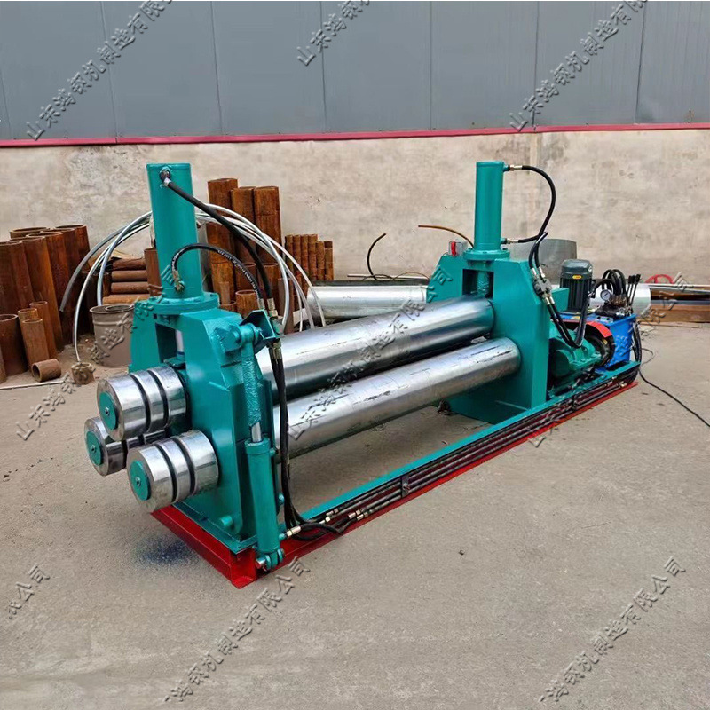 Máquina de enrollamiento de tres rodillos de control numérico máquina de enrollamiento mecánico automático máquina de enrollamiento eléctrico pequeña máquina de enrollamiento hidráulico de tuberías