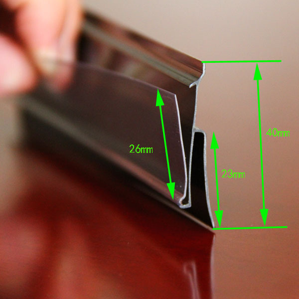 塑料条子 商超塑料产品 内卡卡条 货架层板卡条  28mm