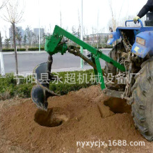 直径80深度80后悬挂挖坑机黑龙江家用钻坑机器液压升降调节