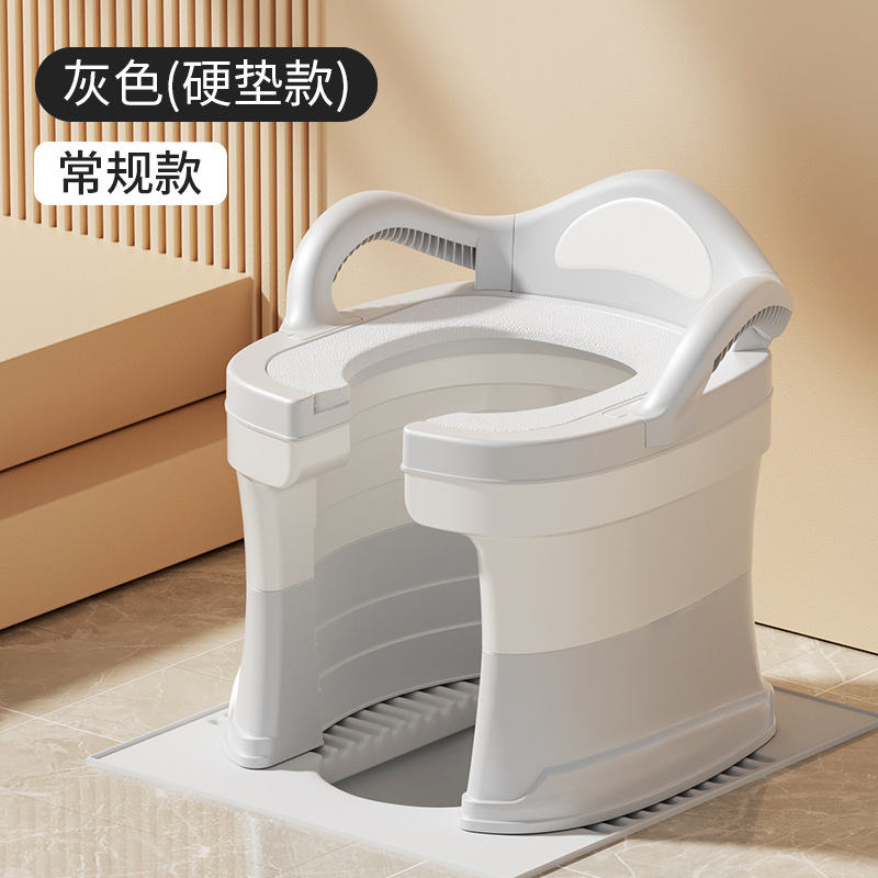Silla Inodoro Portátil para Baño de PP Antideslizante para Ancianos y Embarazadas image 7
