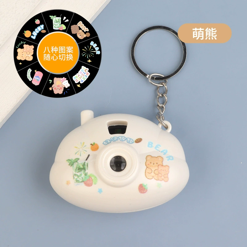 Creative classic small camera, cute keychain, toy, pendant, cloud