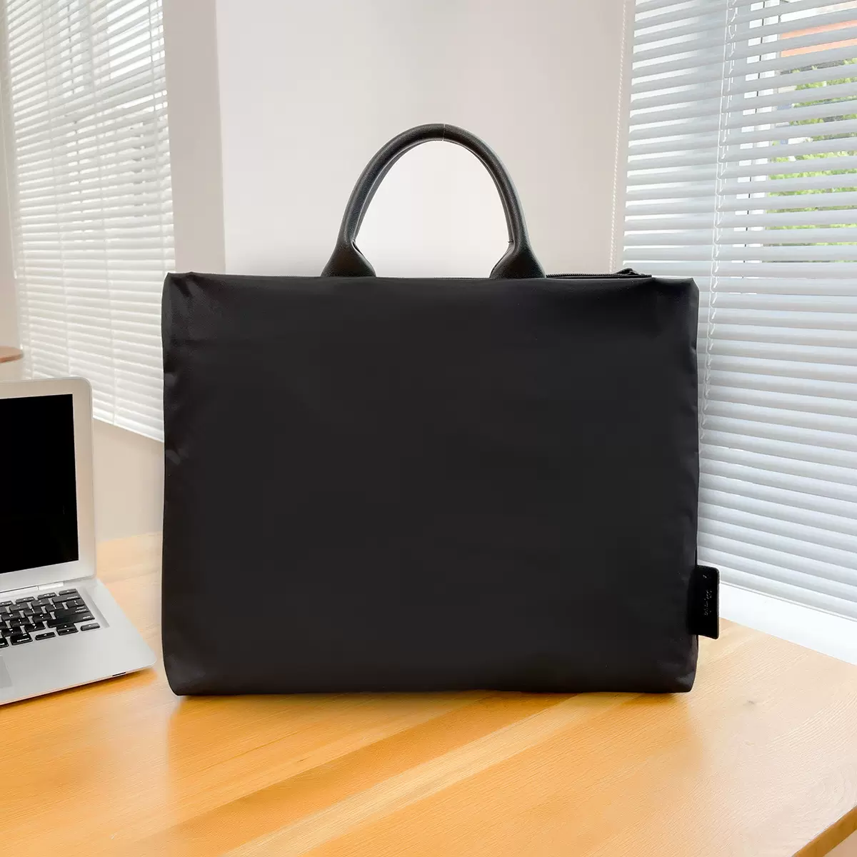 定制手提公文包男女大容量简约防水牛津布13-15寸电脑包印制logo