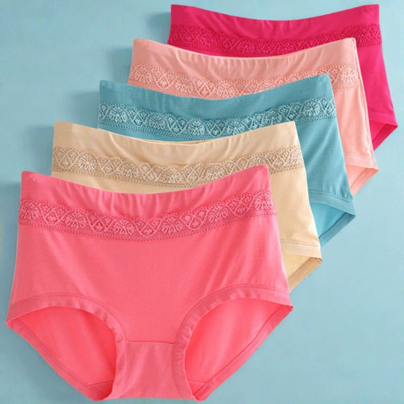 [Clear up at a loss] 5 packs of lace mid-waist women's underwear girls' underwear [good goods preferred]
