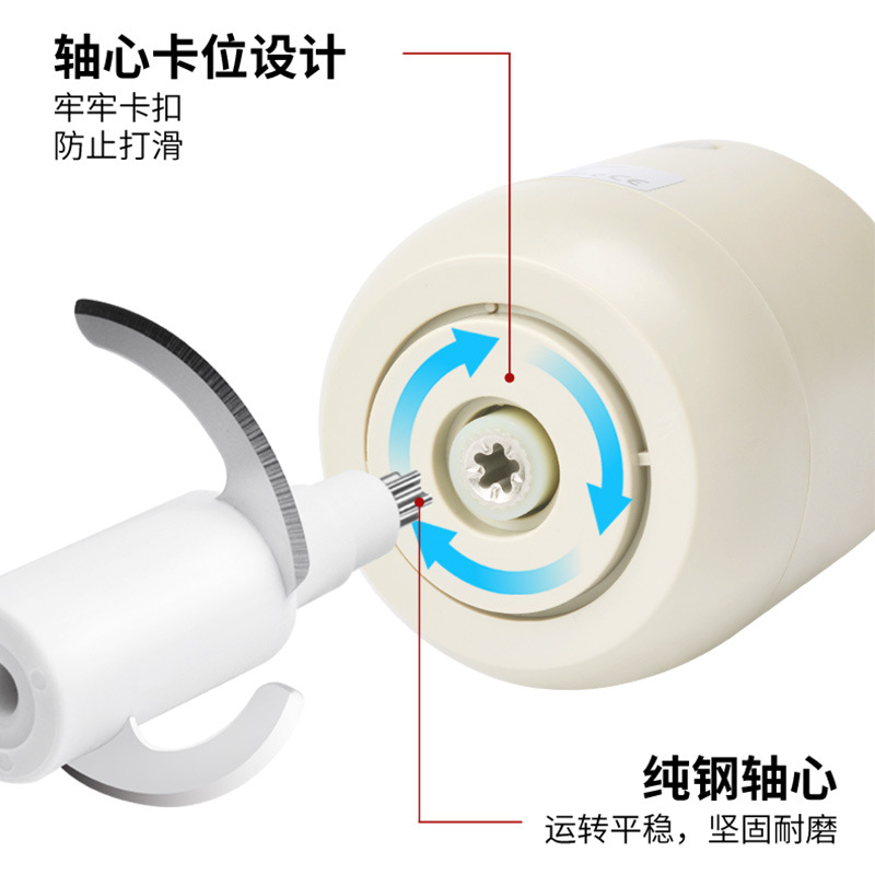 Transfronteriza nueva amoladora eléctrica de ajo cocina doméstica multifunción de gran capacidad picadora de carne amoladora de ajo artefacto