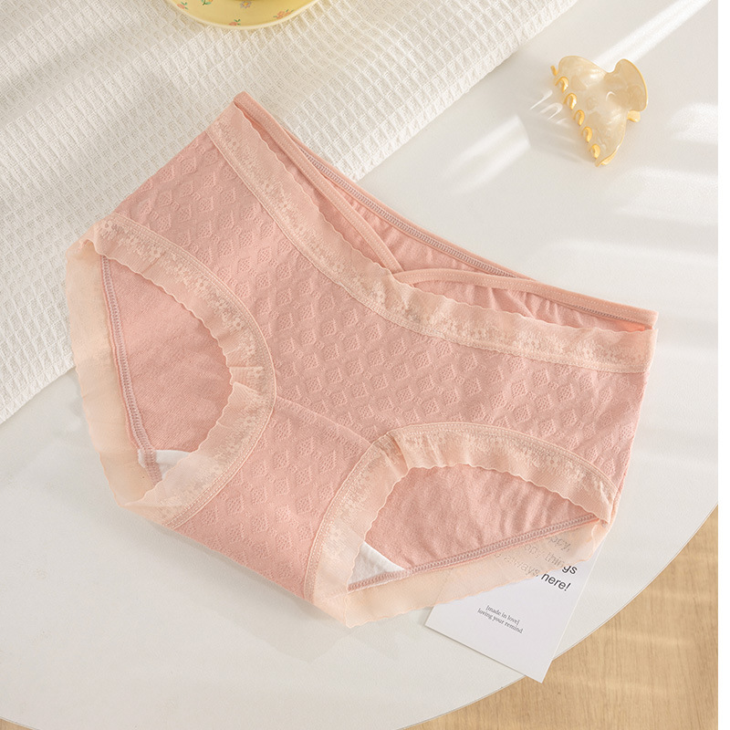 Chica japonesa sexy dopamina cómoda cintura baja pura transpirable cómoda entrepierna de algodón puro entrepierna antibacteriano entrepierna ropa interior de mujer