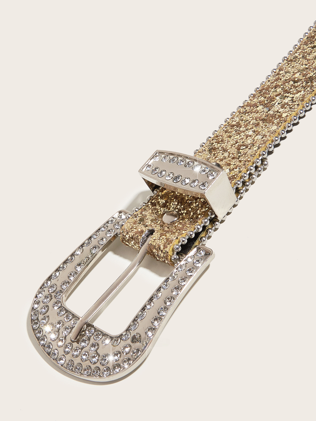 Rhinestone skärp för kvinnor brett glittrigt modebälte_voghion.com
