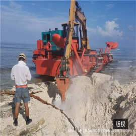 水陆两栖挖泥船河道清淤设备 反铲清淤疏浚船 多功能绞吸挖泥船