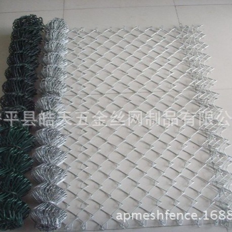 菱形防护网 热镀锌勾花网养殖围栏用活络网球场厂房围网2.87mm