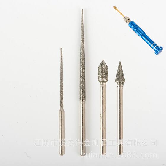 DIY Manual Tool for Enlarging Holes, Bead Threading, Jade Pearl Drilling, Grinding Head, Grinding Needle-Shaped File
