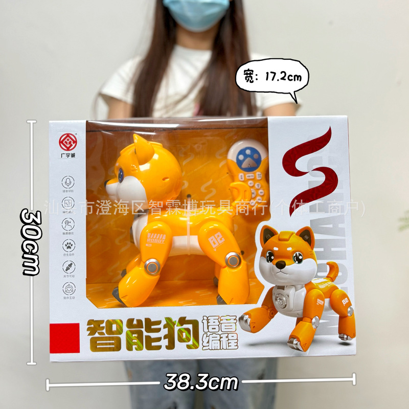 男孩智能玩具多功能语音无线遥控机械狗儿童玩具礼盒机构积分礼品|undefined
