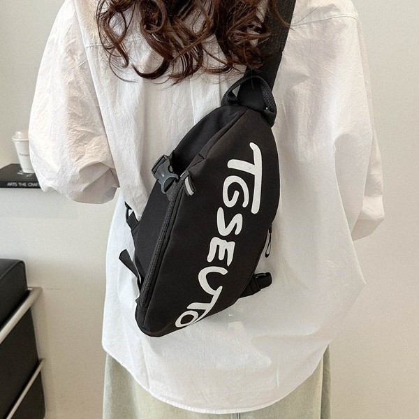 Bolso de hombro casual, bolso de cintura personalizado, bolso de hombro casual, bolso de pecho a prueba de agua, bolso de tendencia de almacenamiento para correr