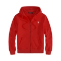 Zip-Up Red White Logo