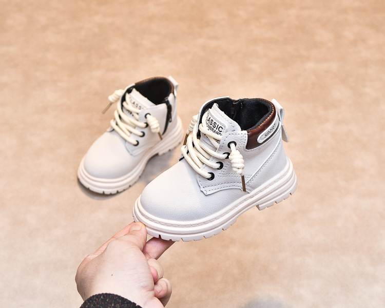 Kindermartinstiefel Aus Leder Für Jungen Und Mädchen Herbst_voghion.com