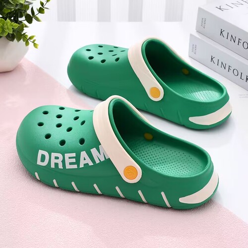Croc shoes men's outer wear  new non-slip ins trendy thick-soled nurse beach toe sandals women's summer slippers