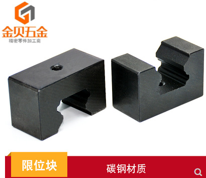 HGH直线导轨限位块精密线轨定位环滑块限位固定块线轨行程限位器