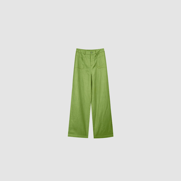 Raindrop Linen Women's Summer Thin Tencel Linen Wide-Leg Pants, Cool-Feel Women's Casual Pants, Straight-Leg, Breathable, High-Waisted, Versatile