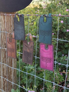 Cross-Border New Western Boot Wallet with Snap Strap Western Boots Wallet Leather