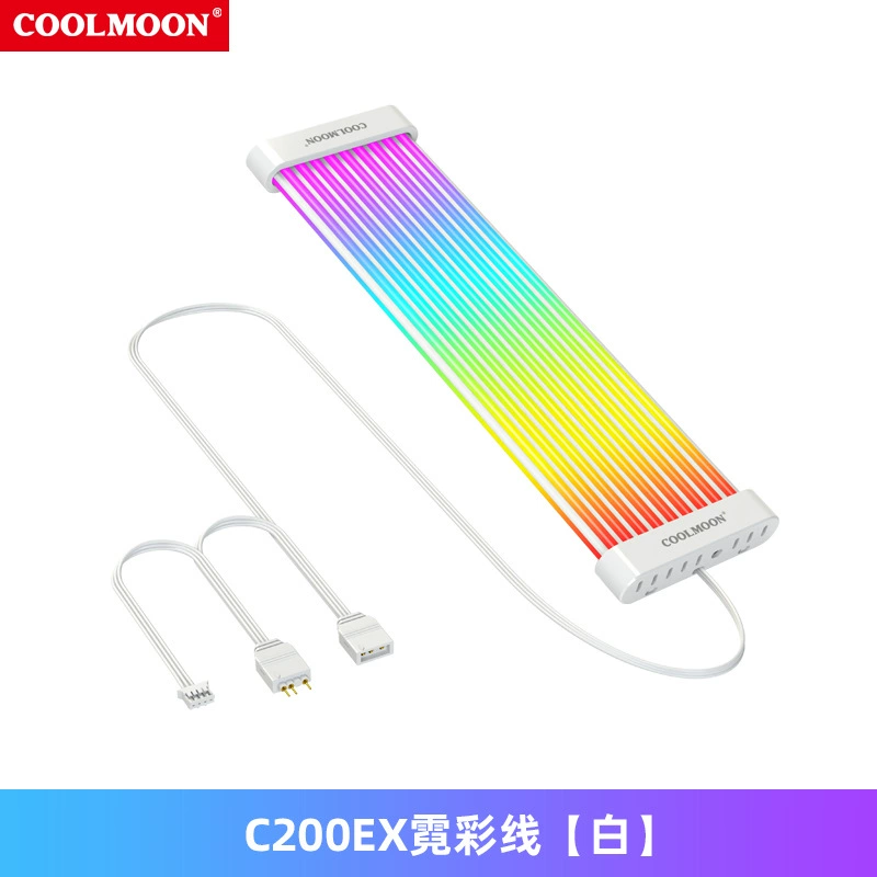 Классический светодиодный светильник для корпуса ARGB Neo Neon 8P/24PIN, светодиодная дорожка декоративная неон линия
