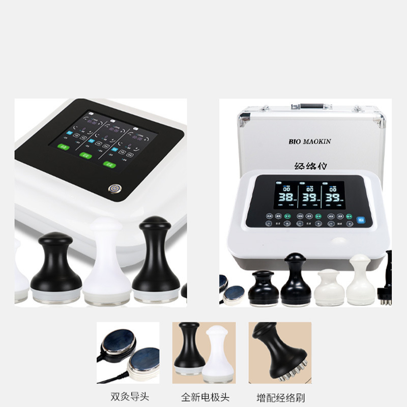 新款元气植经络仪疏通经络按摩理疗仪生物电脉冲仪器美容院养生仪|undefined