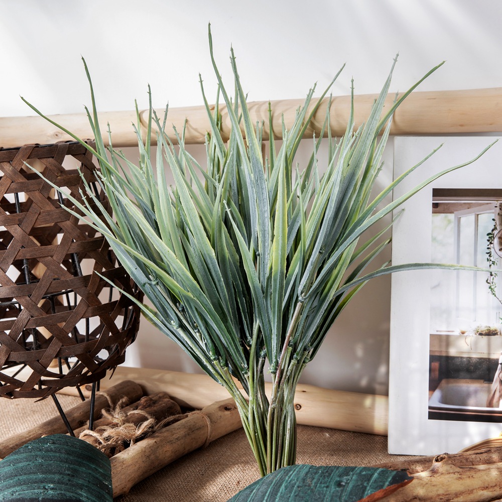 INS風二叉細葉束仿真花廠家假花綠植物批發婚慶裝飾工藝品YC1092