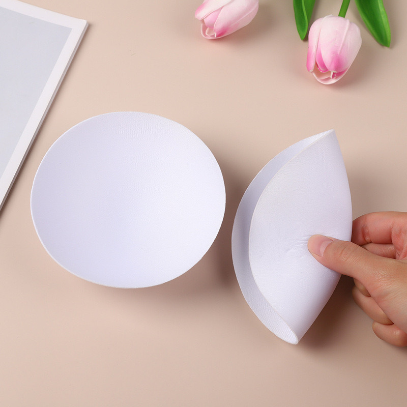 Sponge Cup Inserts for Bras, Camisoles, Swimwear, Yoga Wear, Round Sponge Breast Pads Wholesale Direct from Manufacturer