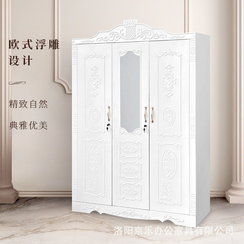 Venta directa de fábrica, armario de acero para ropa y ropa de cama, armario de almacenamiento para dormitorio, armario de gran capacidad. image 6